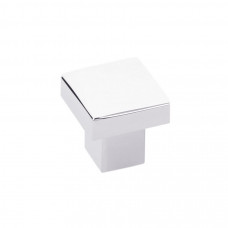 Modern Rectangular Hunter Knob Polished Chrome 1-1/4