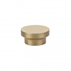 Urban Modern District Knob Satin Brass 1 5/8