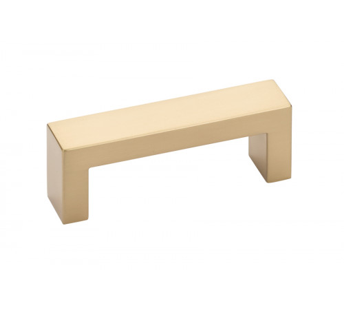 Modern Rectangular Keaton Pull Satin Brass 10