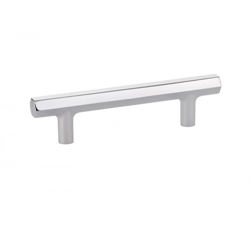 Urban Modern Mod Hex Pull Polished Chrome 3 1/2