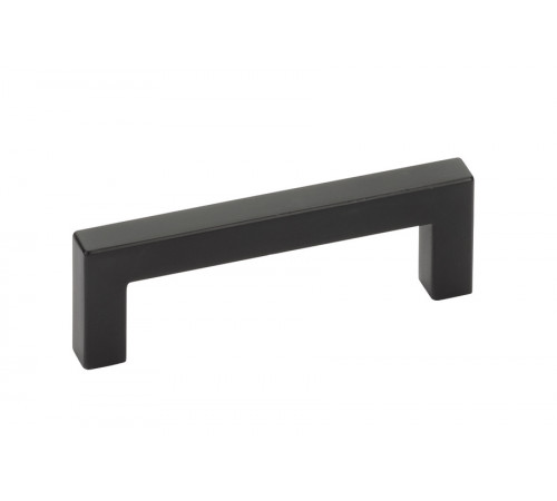 Modern Rectangular Warwick Pull Flat Black 12 Modern Rectangular Warwick Pull Flat Black 12