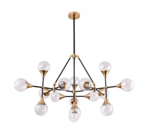 Canada 16 Light 43 inch Black Chandelier Ceiling Light