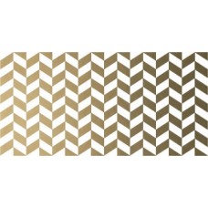 Deluxe Chevron White&Gold Deluxe Chevron White&Gold