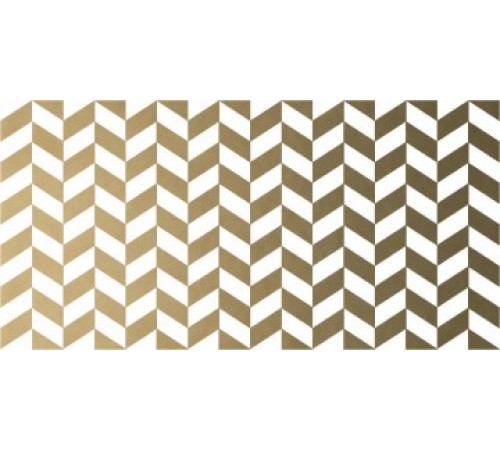 Deluxe Chevron White&Gold Deluxe Chevron White&Gold