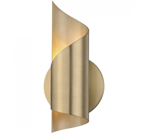 Evie LED 5 inch Aged Brass ADA Wall Sconce Wall Light Evie LED 5 inch Aged Brass ADA Wall Sconce Wall Light