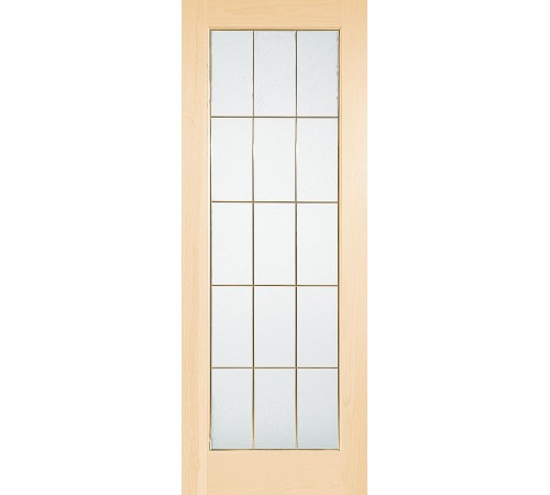 1150 Wood Glass Panel