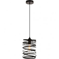 Hopper 1 Light 8 inch Black Pendant Ceiling Light