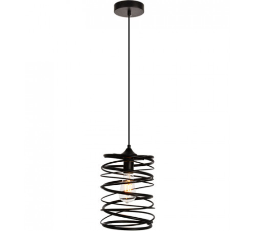 Hopper 1 Light 8 inch Black Pendant Ceiling Light