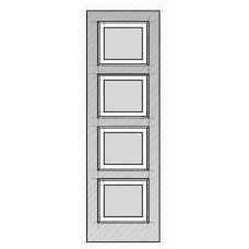 4-Equal Panel Door