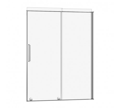 Slim 36 Chrome Clear Straight Side Panel