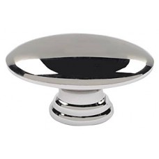 Egg Knob 1 1/2 Inch Polished Nickel
