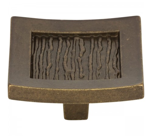 Primitive 1-1/2 Inch Square Knob Burnished Bronze Primitive 1-1/2 Inch Square Knob Burnished Bronze