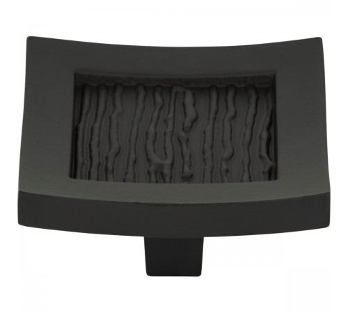 Primitive 1-1/2 Inch Square Knob Matte Black