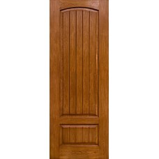 8ft 2-Panel Rustic Cherry Arch Top Plank All Panel