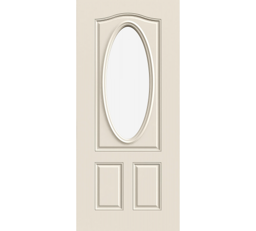 3/4 View Oval 3-Panel