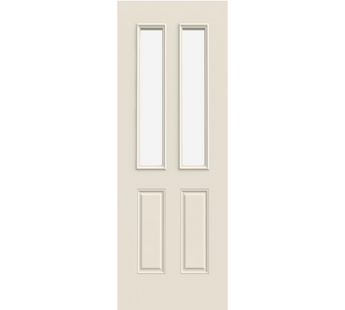 1/2 View Twin Blinds 2-Panel