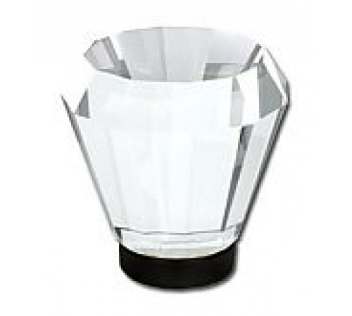 Crystal Brookmont Knob Flat Black 1 1/4