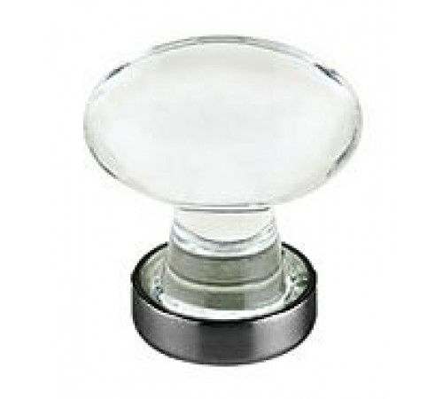 Crystal Hampton Knob Pewter 1 1/4 Crystal Hampton Knob Pewter 1 1/4