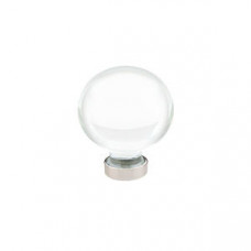 Crystal Bristol Knob Satin Nickel 1