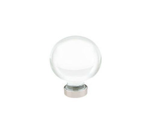 Crystal Bristol Knob Satin Nickel 1