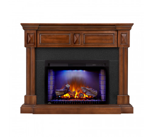 The Braxton Electric Fireplace Entertainment Package