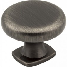 Belcastel 1 Knob Brushed Pewter 1-3/8
