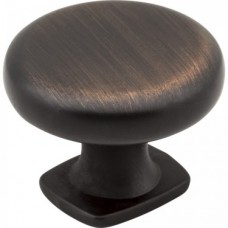 Belcastel 1 Knob Brushed Oil Rubbed Bronze 1-3/8