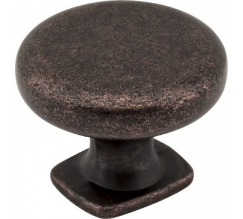 Belcastel 1 Knob Distressed Oil Rubbed Bronze 1-3/8