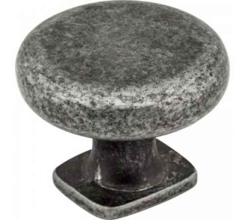 Belcastel 1 Knob Distressed Antique Silver 1-3/8
