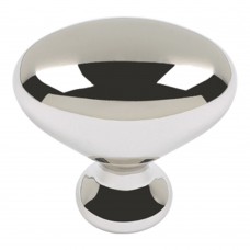 Robin Egg Knob 1 1/4 Inch Polished Nickel