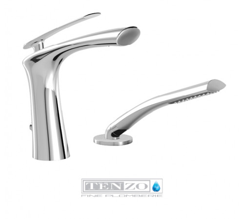 Fluvia Deck Mount 2pc